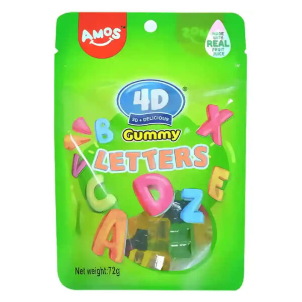 amos 4d gummy letters